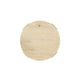 Lony Dining Table | 47" Round Top | Modern Panel Legs | Natural Brown