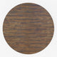 Bela Dining Table | 54" Round Top w Solid X Base | Brown Acacia Wood