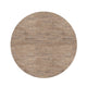Bela Dining Table | 54’’ Round Top w Solid X Base | Weathered Brown BM333222