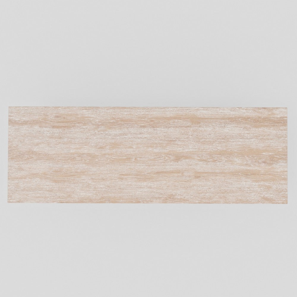 Hela Dining Table | 84’’ Rectangular Top | Driftwood Brown Rubberwood BM333223