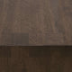Keny 2pc Nesting Coffee Table and Ottoman | Brown Wood | Faux Leather BM333226