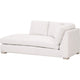 Racz Modular Left Facing Chaise | 1 Throw Pillow | Light Gray | White BM333227