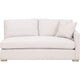 Racz Modular Right Arm Sofa | 1 Accent Throw Pillow | Light Gray White BM333228
