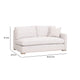 Racz Modular Right Arm Sofa | 1 Accent Throw Pillow | Light Gray White BM333228
