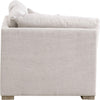 Racz Modular Right Facing Chaise | 1 Throw Pillow | Light Gray | White BM333230
