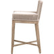 Ozy Counter Stool Chair | Rustic Gray Wood | Farmhouse Rope Design BM333237