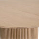 Elfa Dining Table | 54’’ Round Veneer Oak Top w Pedestal Base | Brown BM333249