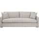 Racz Sofa | 2 Throw Pillows | Modern Gray Checkered Fabric | 86’’ BM333254