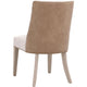 Ray Dining Chair | Solid Brown Ash Wood | Bisque Gray French Linen
