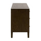 Hyz Wide Double Dresser | 8 Drawer | Dutch Brown Oak Wood | Iron Knobs BM333263