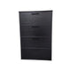 Levy Jumbo Tall Dresser Chest | 4 Drawers | Weathered Black Melamine BM333322