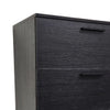 Levy Jumbo Tall Dresser Chest | 4 Drawers | Weathered Black Melamine BM333322