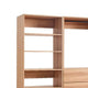 Dee Walk In Closet | Modular Freestanding Storage 9 Shelf 2 Rods Brown BM333325