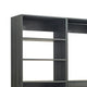 Dee Walk In Closet | Modular Freestanding Storage 9 Shelf 2 Rods Black BM333326