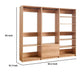 Dee Walk In Closet Modular Freestanding Storage 9 Shelf 2 Drawer Brown BM333327