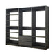 Dee Walk In Closet Modular Freestanding Storage 9 Shelf 2 Drawer Black BM333328