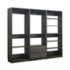 Dee Walk In Closet Modular Freestanding Storage 9 Shelf 2 Drawer Black BM333328