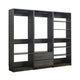 Dee Walk In Closet Modular Freestanding Storage 9 Shelf 2 Drawer Black BM333328