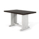 Orso Counter Height Dining Table | 60" Rectangular | Off White Brown