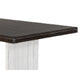 Orso Counter Height Dining Table | 60" Rectangular | Off White Brown