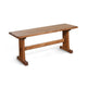 Marv Dining Bench | Trestle Base | Light Brown Mindi Wood 46’’ BM333335
