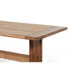 Marv Dining Table | 50" Rectangular | Farmhouse Light Brown Mindi Wood