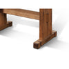 Marv Dining Table | 50" Rectangular | Farmhouse Light Brown Mindi Wood