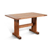 Marv Dining Table | 50" Rectangular | Farmhouse Light Brown Mindi Wood