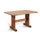 Marv Dining Table | 50" Rectangular | Farmhouse Light Brown Mindi Wood