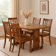 Marv Dining Table | 50" Rectangular | Farmhouse Light Brown Mindi Wood