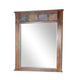 Odel Vanity Dresser Mirror | Natural Slate Inlay | Dark Brown 46’’ BM333342