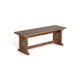 Yael Side Dining Bench | Plank Seat | Light Brown Mahogany Wood 48’’ BM333349