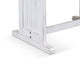 Sime Dining Table | 60" Rectangular Plank Top Off White Mahogany Wood