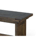 Camie Side Dining Bench | Plank Seat | Dark Brown Mahogany Wood 48’’ BM333359