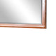 Amy Vanity Dresser Mirror | 36 x 42 Orange Brown Mahogany Wood Frame