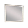 Amy Vanity Dresser Mirror | 36 x 42 Rustic Gray Mahogany Wood Frame