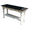 Orso Sofa Console Table | 2 Drawers | Off White and Dark Brown 54’’ BM333368