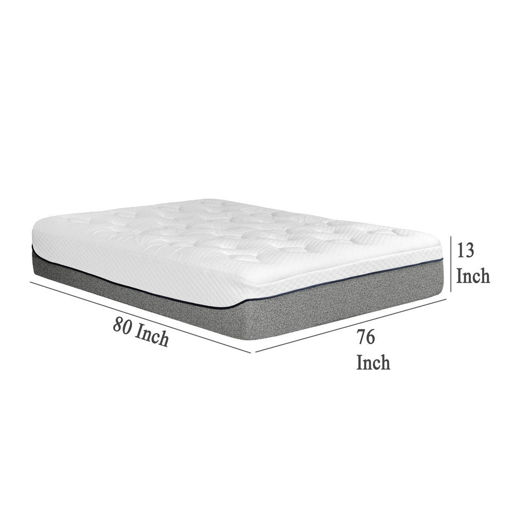 Divy King Size 13’’ Mattress | Cool Gel Memory Foam | Soft Jacquard