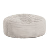 Sealy Bean Bag Chair | Soft Beige Faux Fur Cover | Shredded Foam Fill BM333396