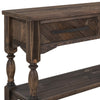 Marie Console Table | 2 Drawers | Caramel Brown Multiwood Frame | 60’’ BM333426