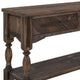 Marie Console Table | 2 Drawers | Caramel Brown Multiwood Frame | 60’’ BM333426