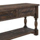 Marie Console Table | 2 Drawers | Caramel Brown Multiwood Frame | 60’’ BM333426