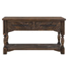 Marie Console Table | 2 Drawers | Caramel Brown Multiwood Frame | 60"