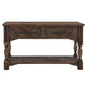 Marie Console Table | 2 Drawers | Caramel Brown Multiwood Frame | 60"