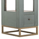 Timmy Chairside Table | 1 Drawer | Sage Green Pine Wood | 18’’ BM333438