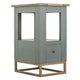 Timmy Chairside Table | 1 Drawer | Sage Green Pine Wood | 18"