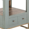 Timmy Side End Table | 2 Drawers | Shelf | Sage Green Wood | 23’’ BM333439