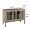 Maltie Sideboard Console Cabinet | 2 Doors | Sand Brown Wood | 54’’ BM333443