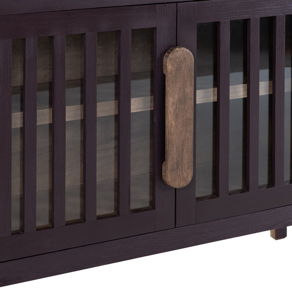 Maltie Sideboard Console Cabinet | 2 Doors | Merlot Red Wood | 54’’ BM333444