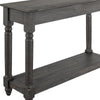 Ify Console Sofa Table | 1 Shelf | Charcoal Black Melina Wood | 49’’